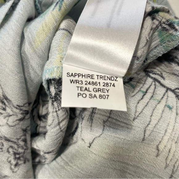 Band of Gypsies Arica Off The Shoulder Floral Cropped Top Small - Picture 12 of 14